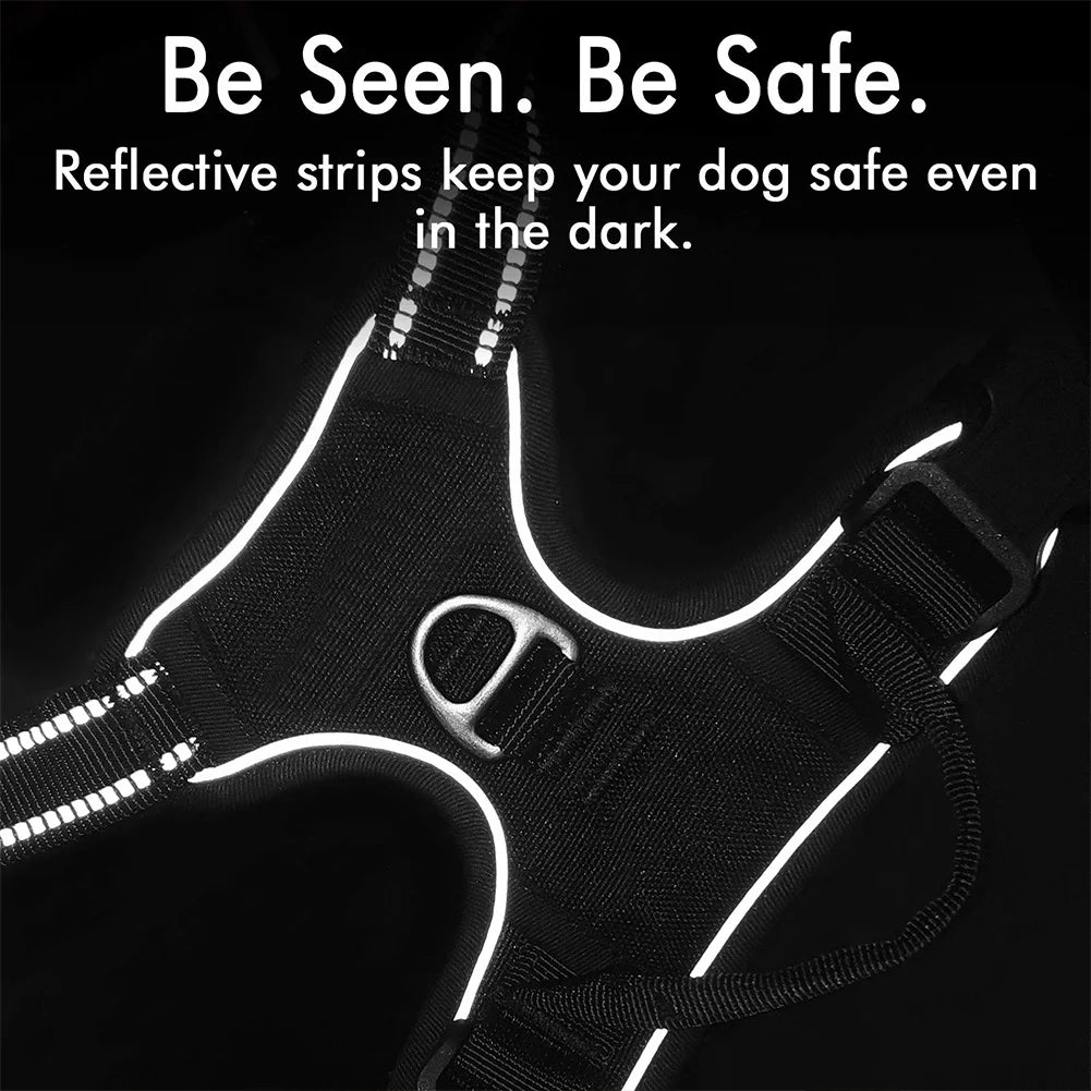 Dog Harness No-Pull Service Vest with Reflective