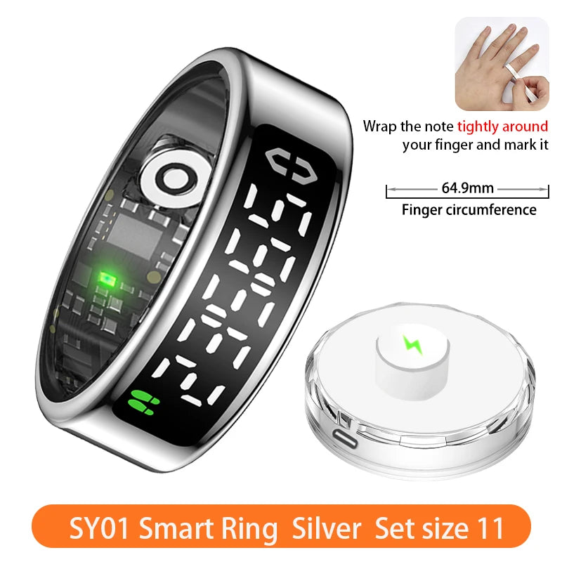 SY01 Smart Ring With LED Screen -Buy One Get One π₯