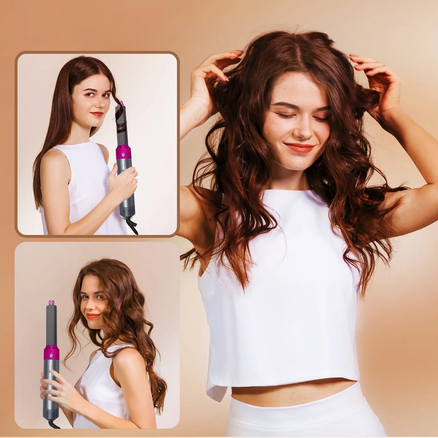5 in 1 Hair Straightener Styling Tool For Airwrap Hair Dryer