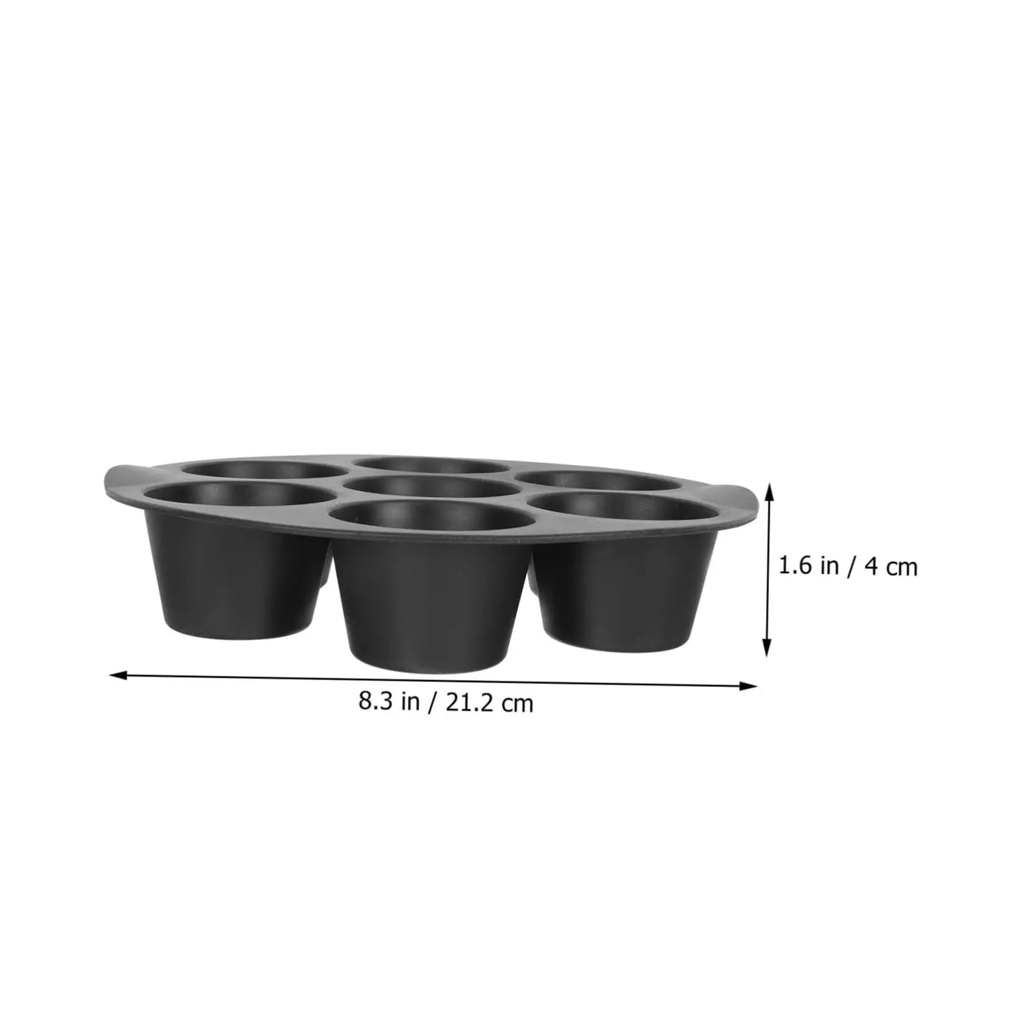 7 Cups Airfryer Silicone Muffin Pan Cupcake Mold for 3.5 to 5.8