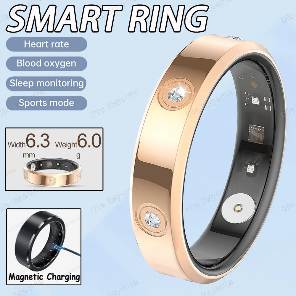 2025 Smart Ring Women Men Super narrow 6.3mm