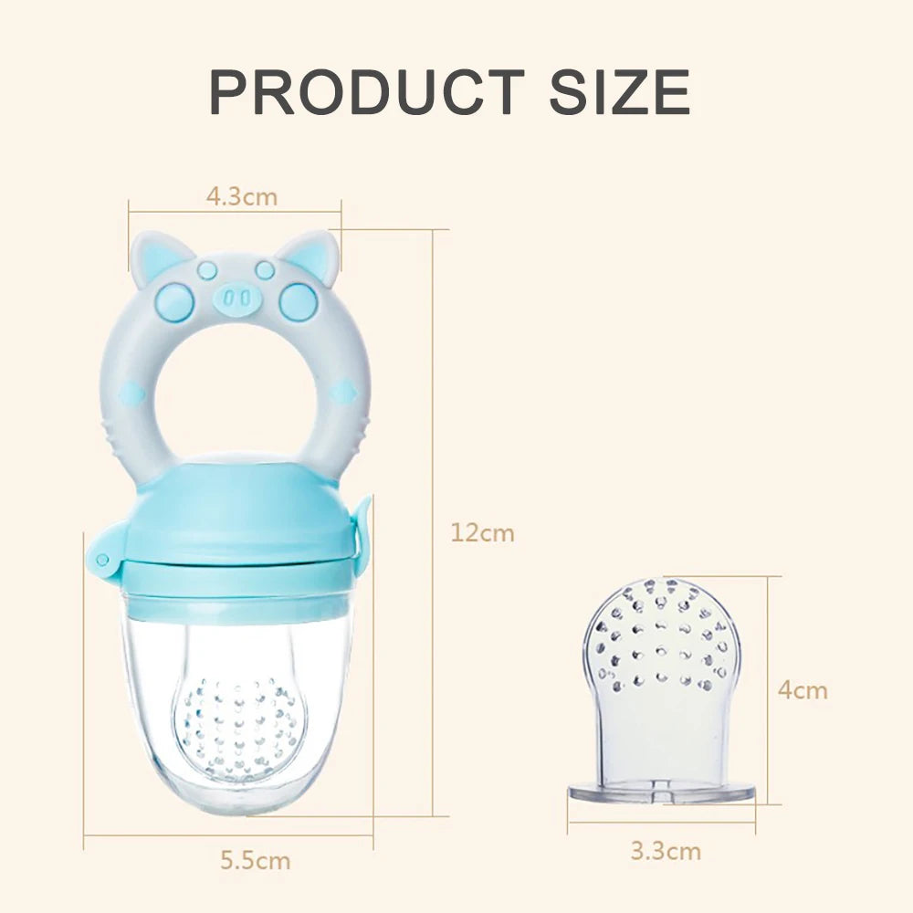 Boy Girl Fruit Nipples Feeding Safe Infant Baby Supplies Nipple Soother Bottles
