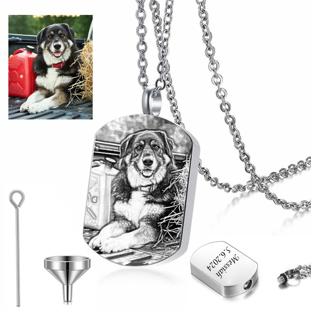 Personalized Ashes Necklace for Women Men Custom