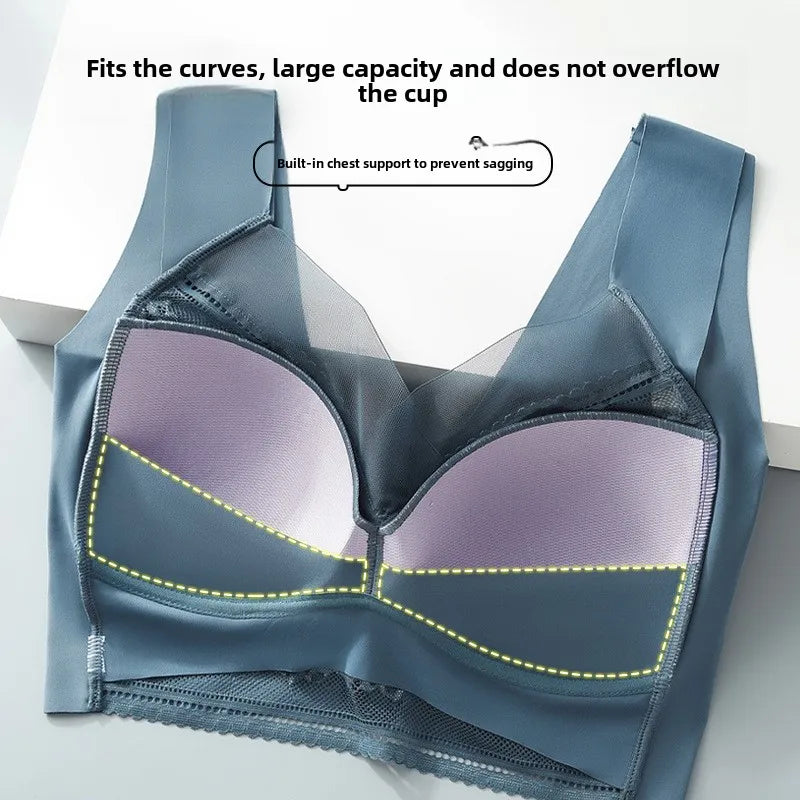 Large size lace underwear for women with big breasts