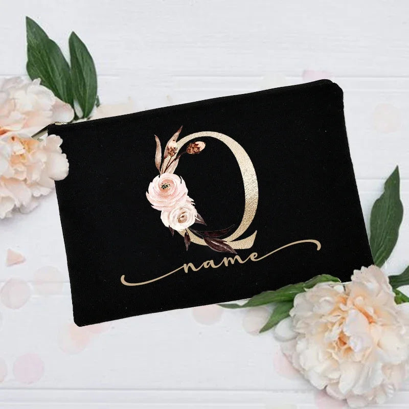 Personalized Custom Initial Name Makeup Bag - Buy One get One Free π₯