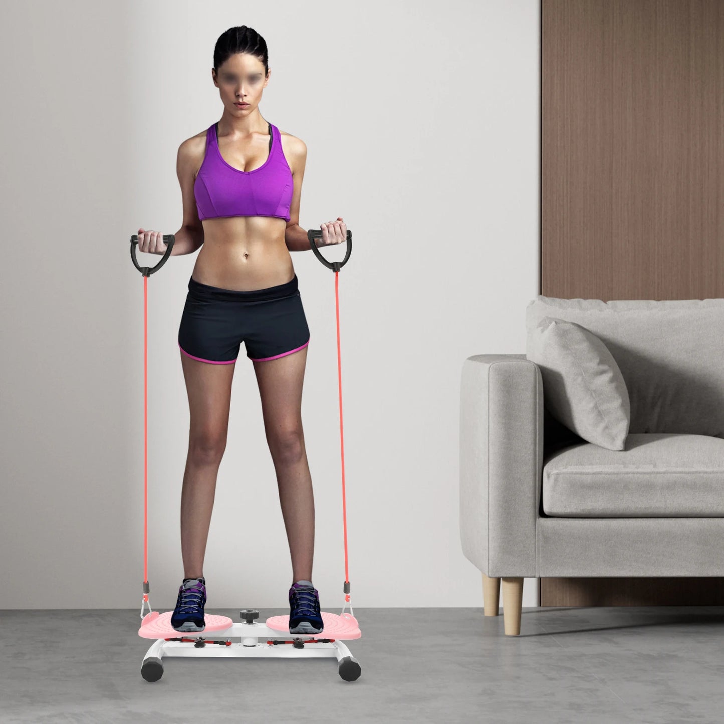 Pink Steel Waist Twister, Floor Standing Waist Twist - Buy one Get one 10% off - Free Shipping