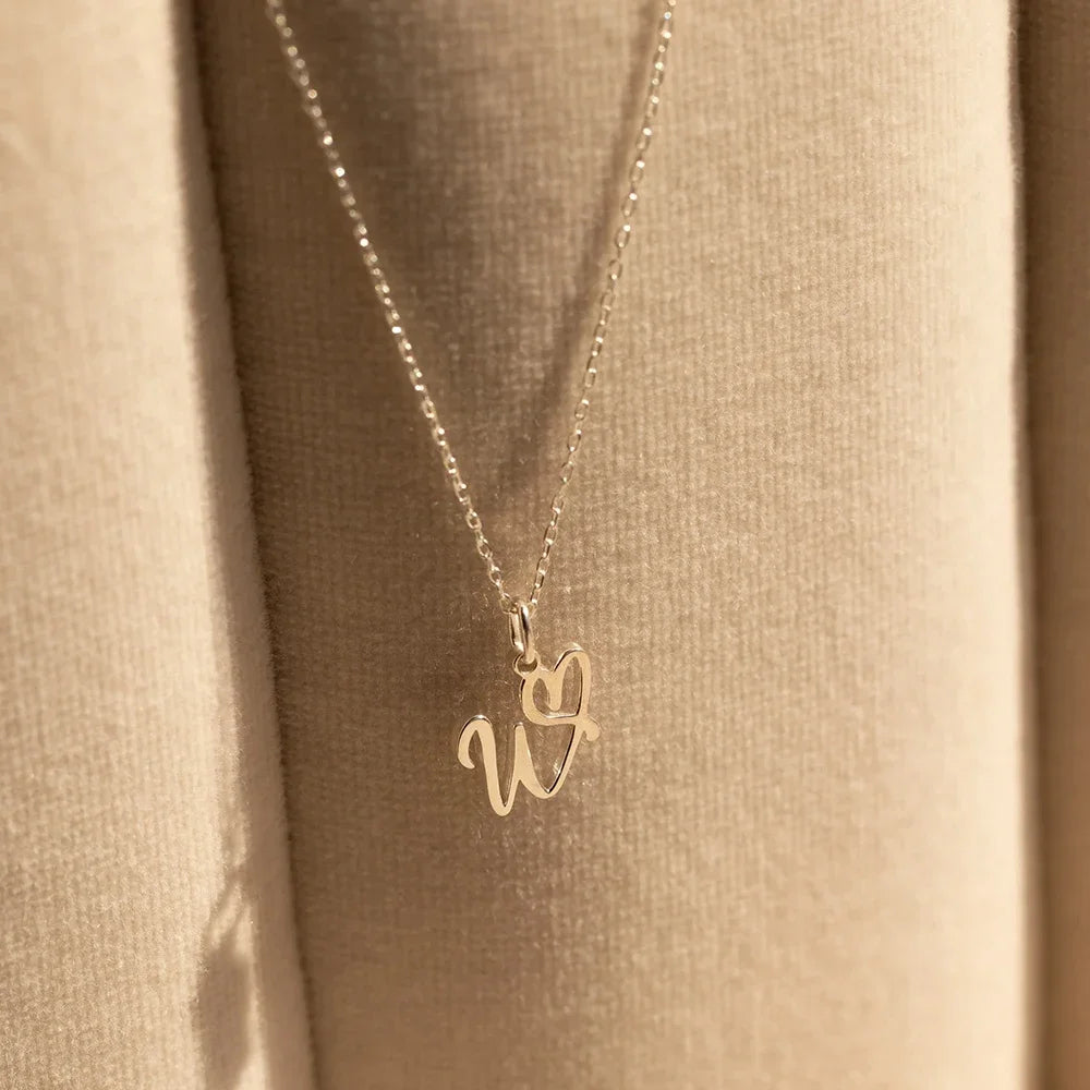 women Initial Necklace