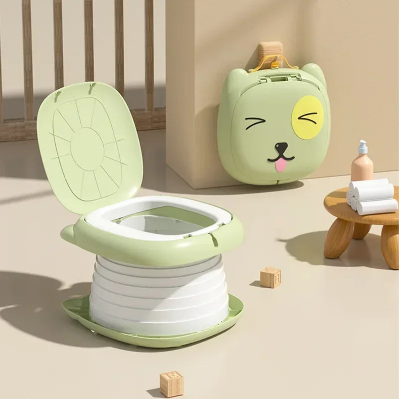 Portable Potty for Toddler Travel Foldable Potty Training Toilet for Car