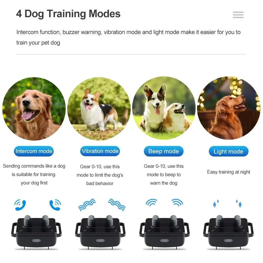 1500m Electric Dog Training Collar Voice Walkie-Talkie