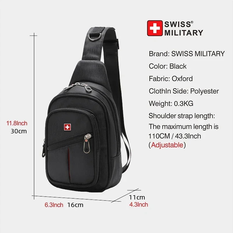 Outdoor Leisure Waterproof Shoulder Crossbody Bag