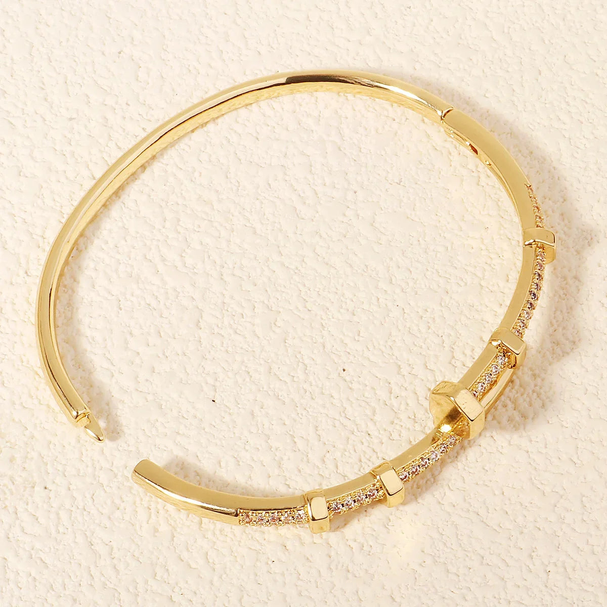 Nail Bracelets Zirconia Screw Bracelet For Women