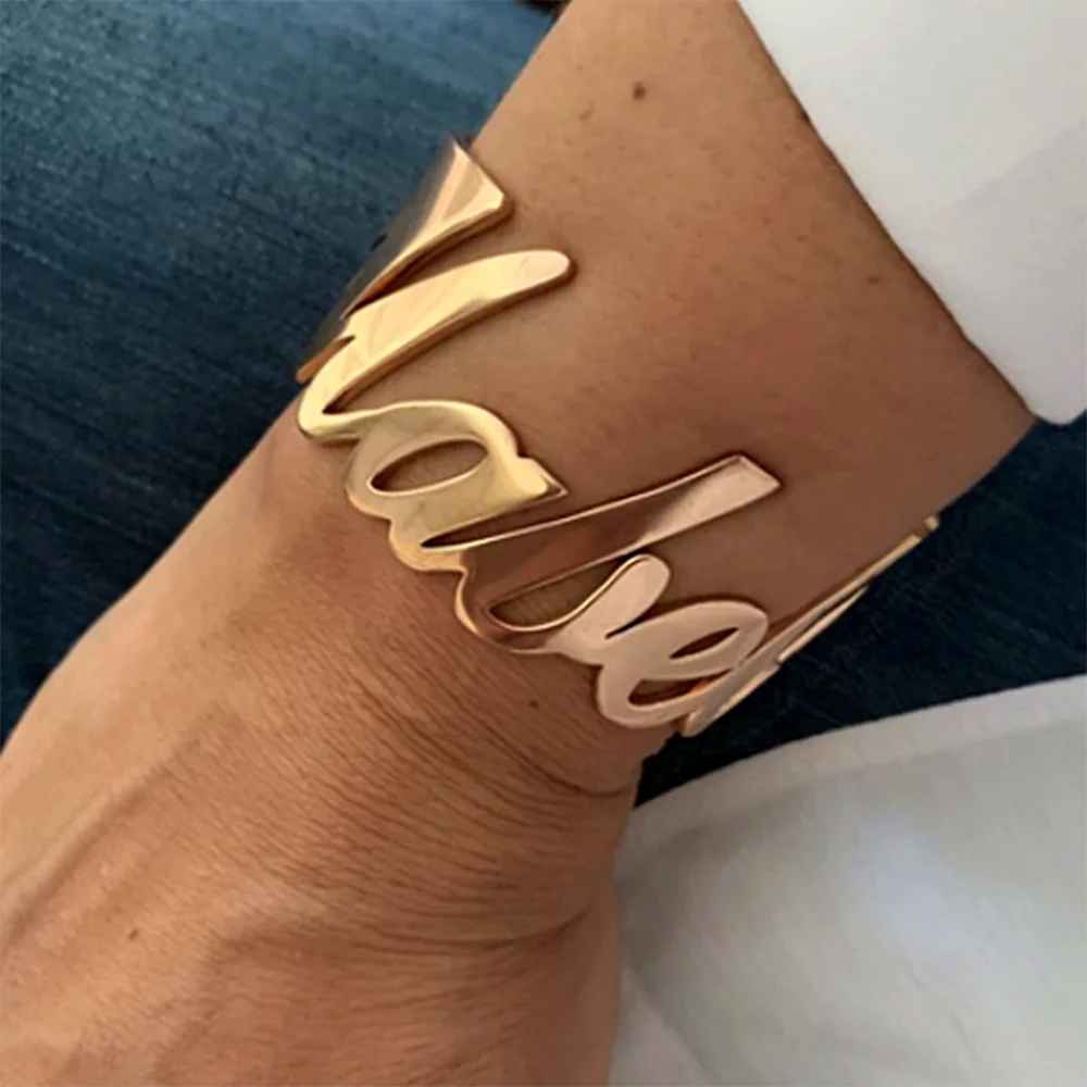 Personalized Bangle Stainless Steel Gold Silver| Buy One Get One Free!