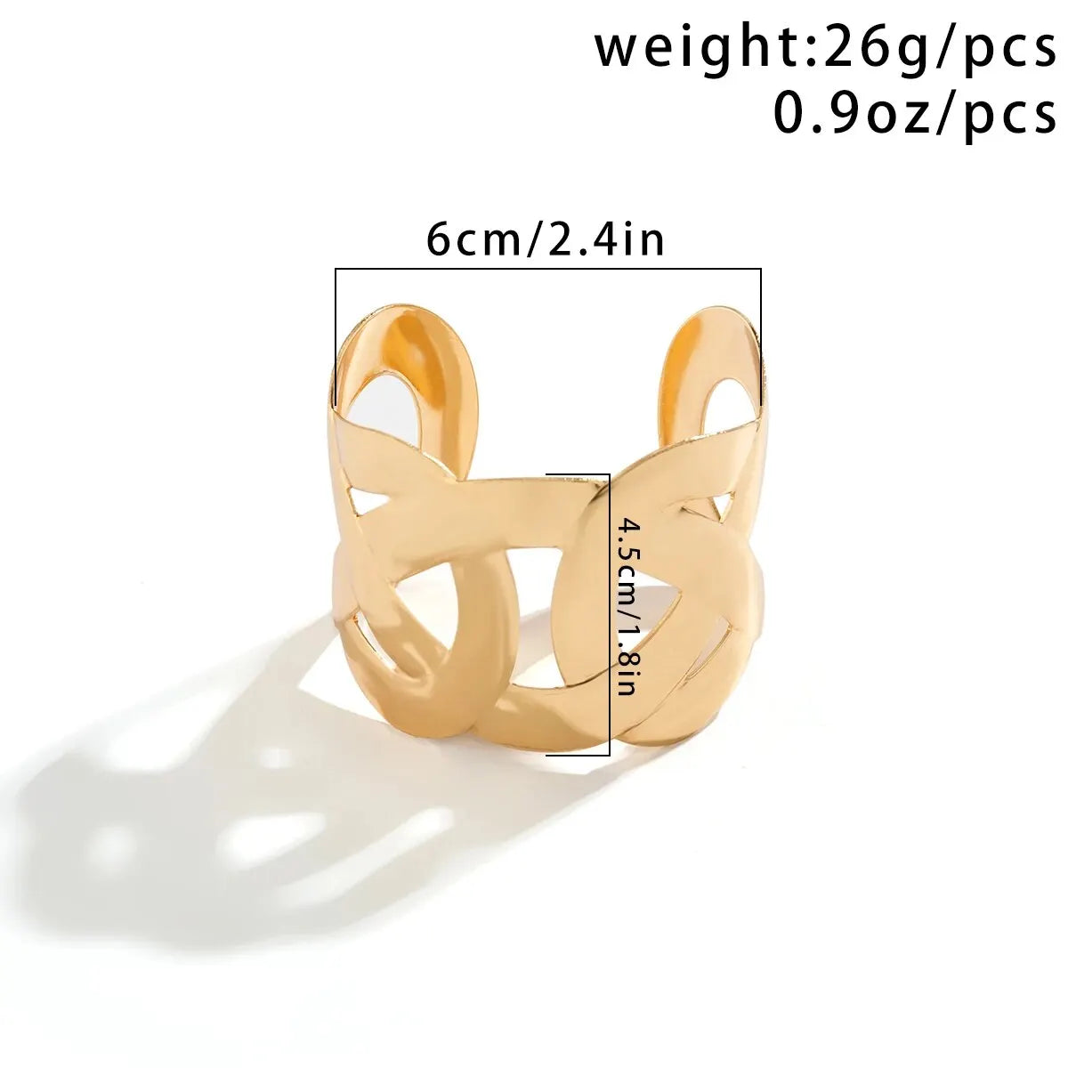 Vintage Geometric Cross Wide Cuff Bracelet for Women