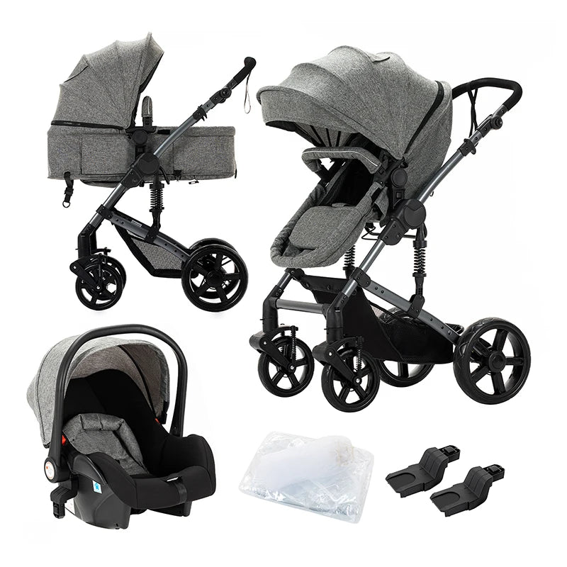 Comfort Baby Stroller 3 in 1 Child Safety Seat With ISOfix