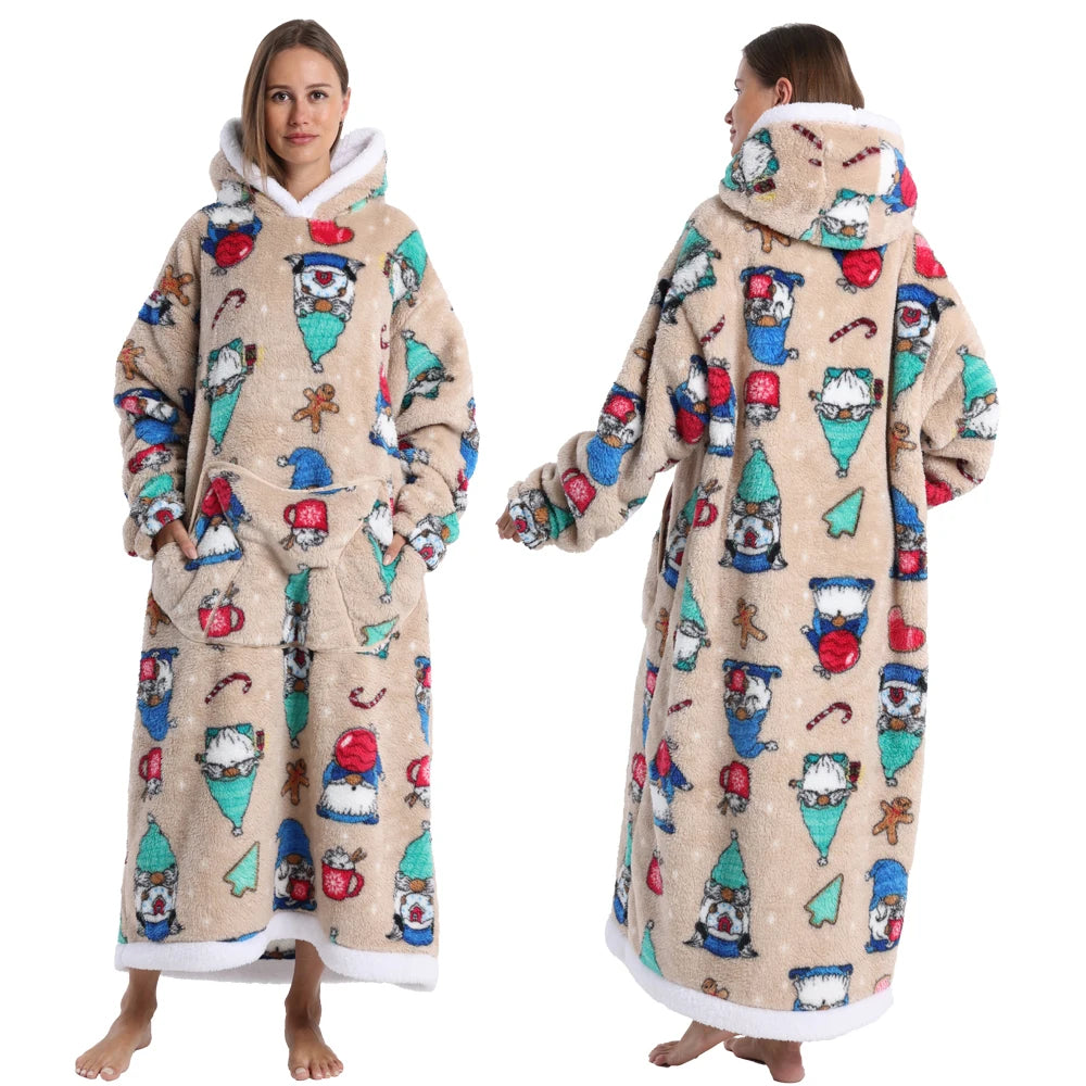 Christmas robe Pajamas for Adults