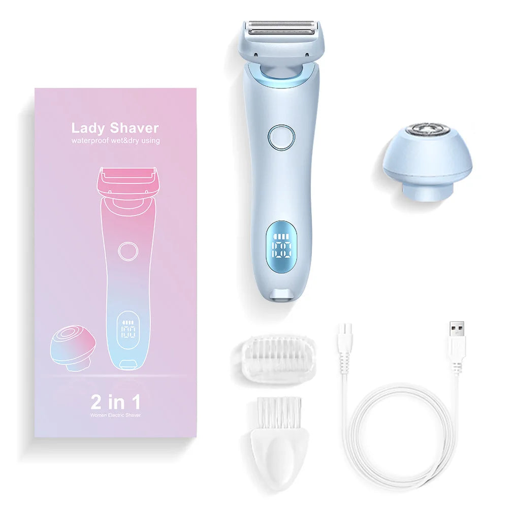 Electric Razors for Women 2 In 1 Bikini Trimmer
