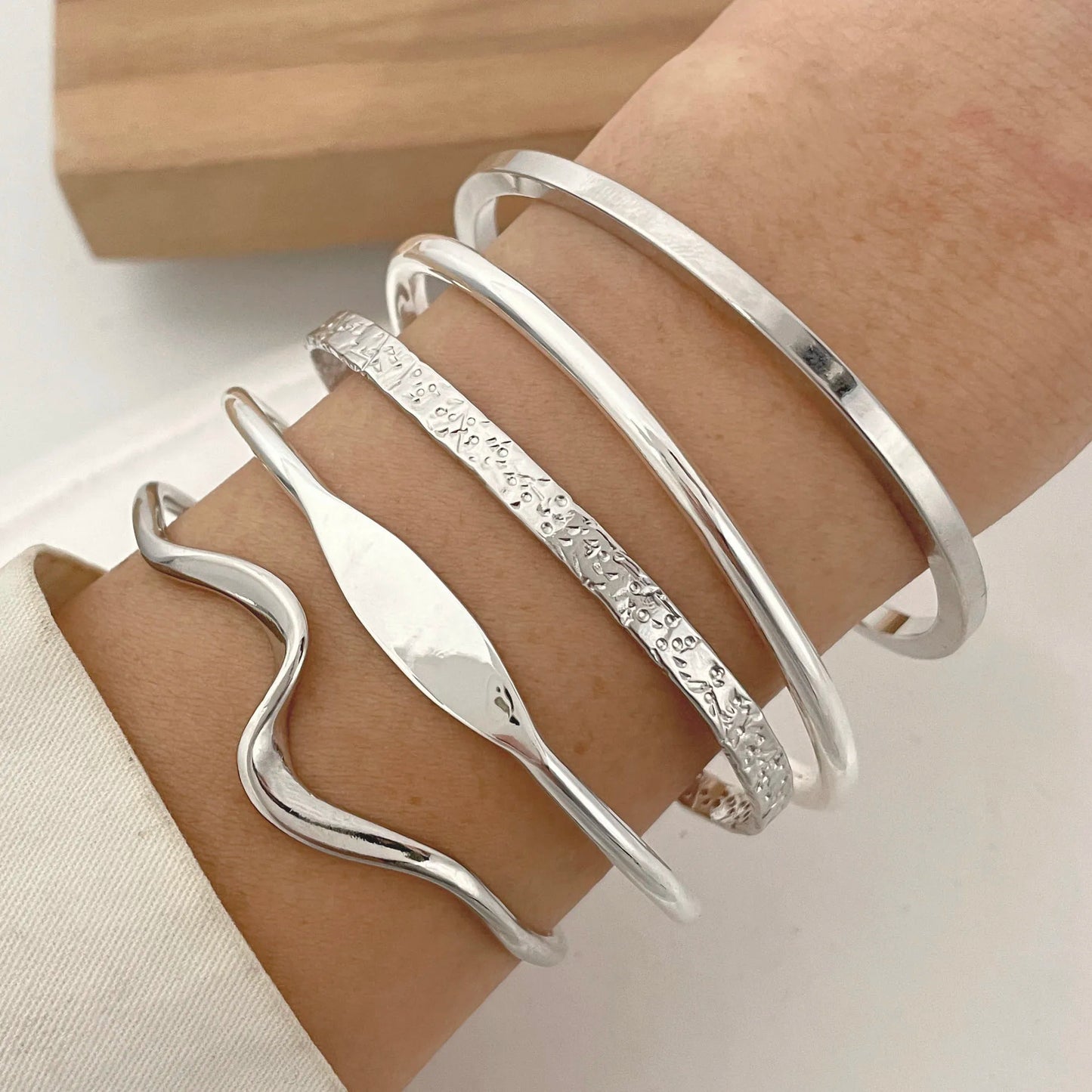 925 Sterling Silver Bracelets for Women Vintage - Buy One Get Off 🔥