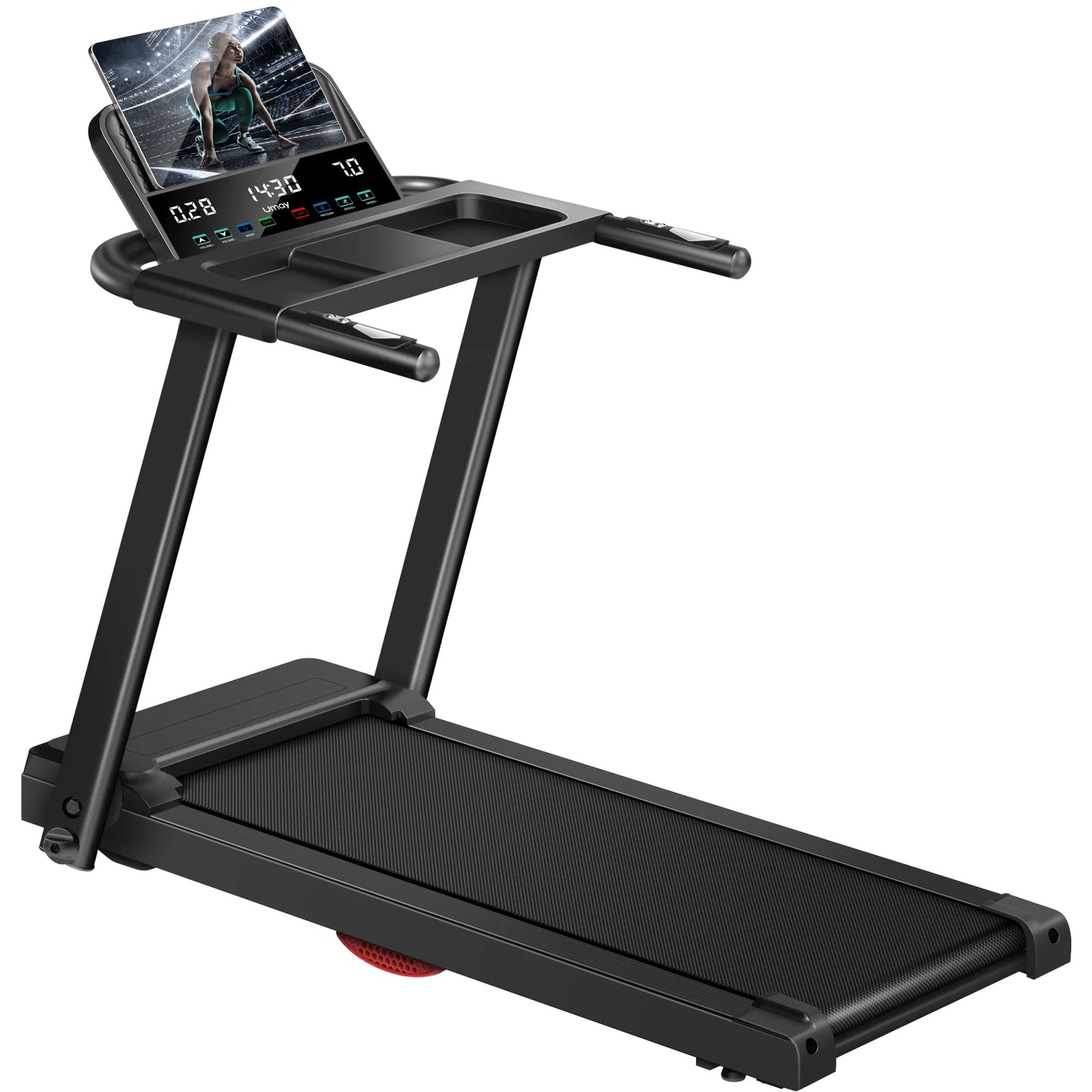 3.0HP Brushless Foldable Home Treadmill | 300LB Capacity