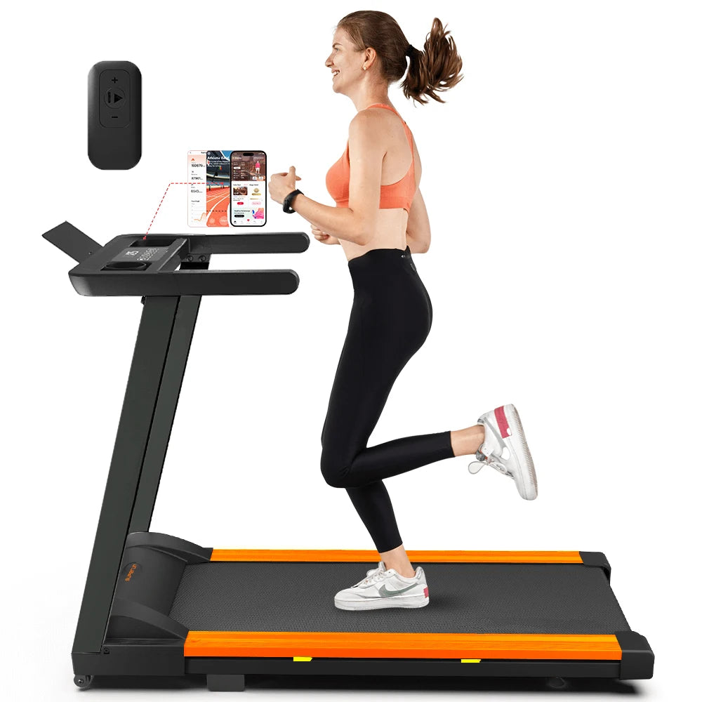 3.0HP Treadmills Electric APP Online Monitoring 7.5MPH Remote Control
