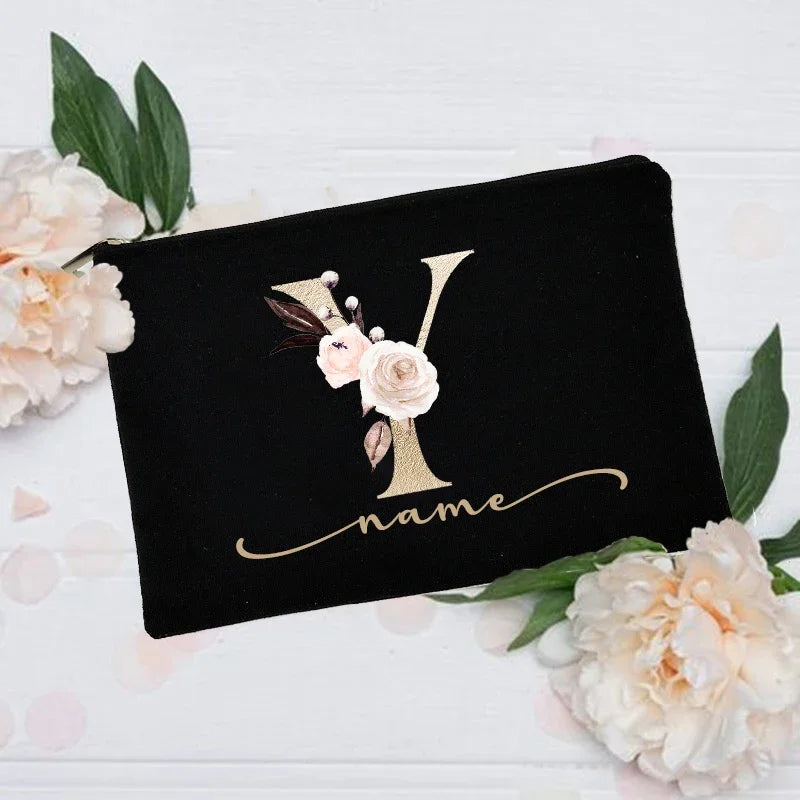 Personalized Custom Initial Name Makeup Bag - Buy One get One Free π₯