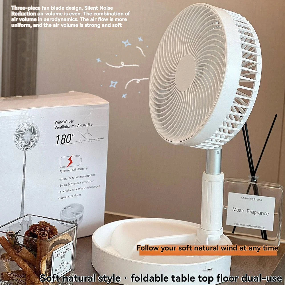 Foldable Fan Countertop Floor Standing Electric Fans