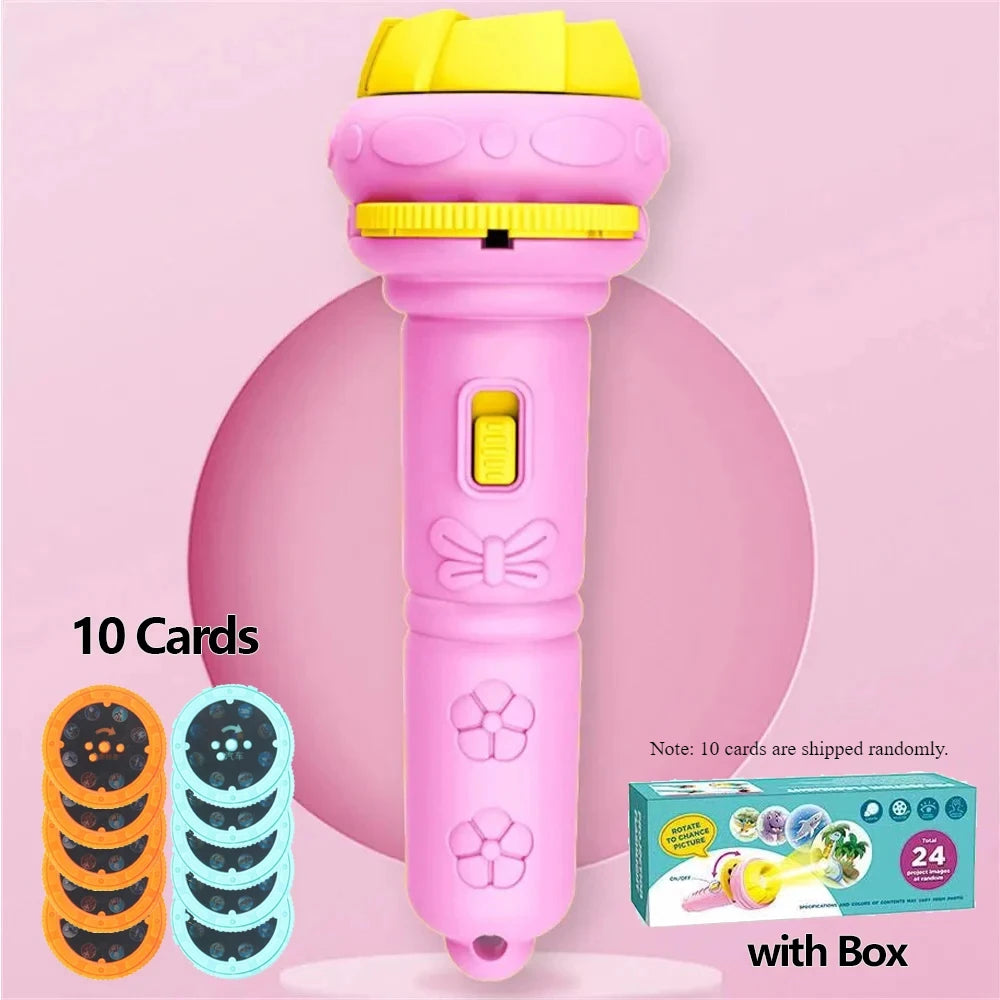 Projection Flashlight 80 Patterns Creative Flashlight Toy Projector - Buy One Get 2 Free🔥🔥