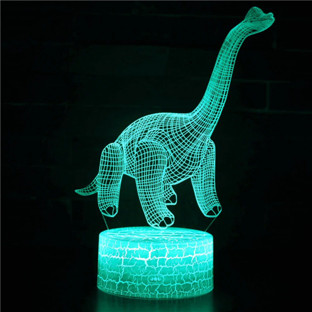 Acrylic Dinosaur Night Light, Kids Led Night Light Lamp