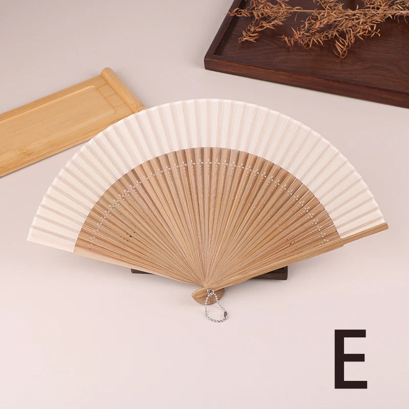 Party Chinese Bamboo Fan Vintage Hollow Antiquity Folding Fans
