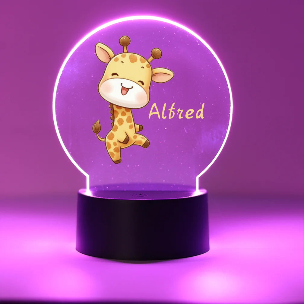 Personalized Name 3D Visual Night Light Led Night Kids Room