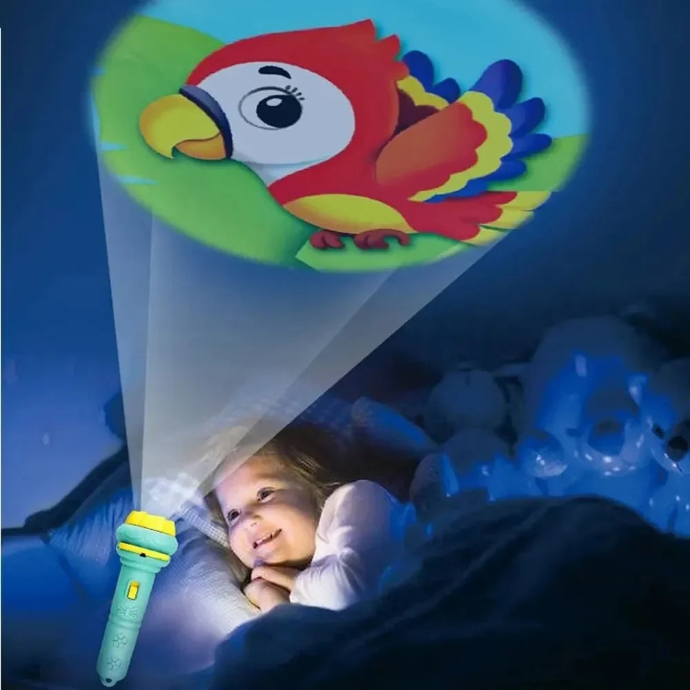 Projection Flashlight 80 Patterns Creative Flashlight Toy Projector - Buy One Get 2 Free🔥🔥
