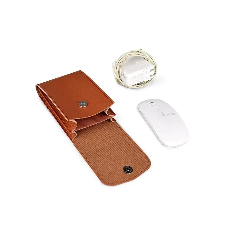 Charge Pouch Travel Organizer Mouse U-Disk Data Line Pack for Macbook