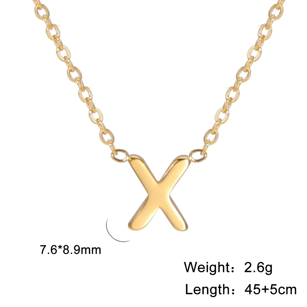 Initial Name Necklace for Women