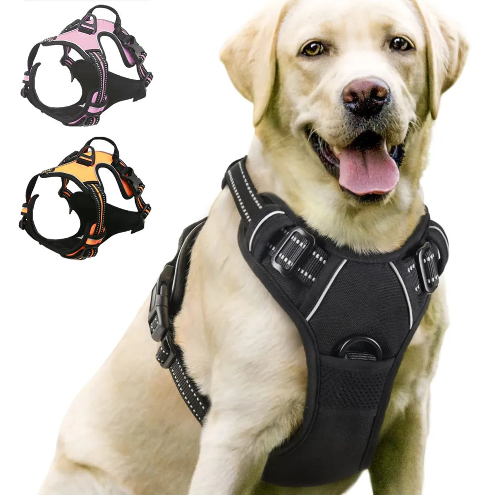 Dog Harness No-Pull Service Vest with Reflective