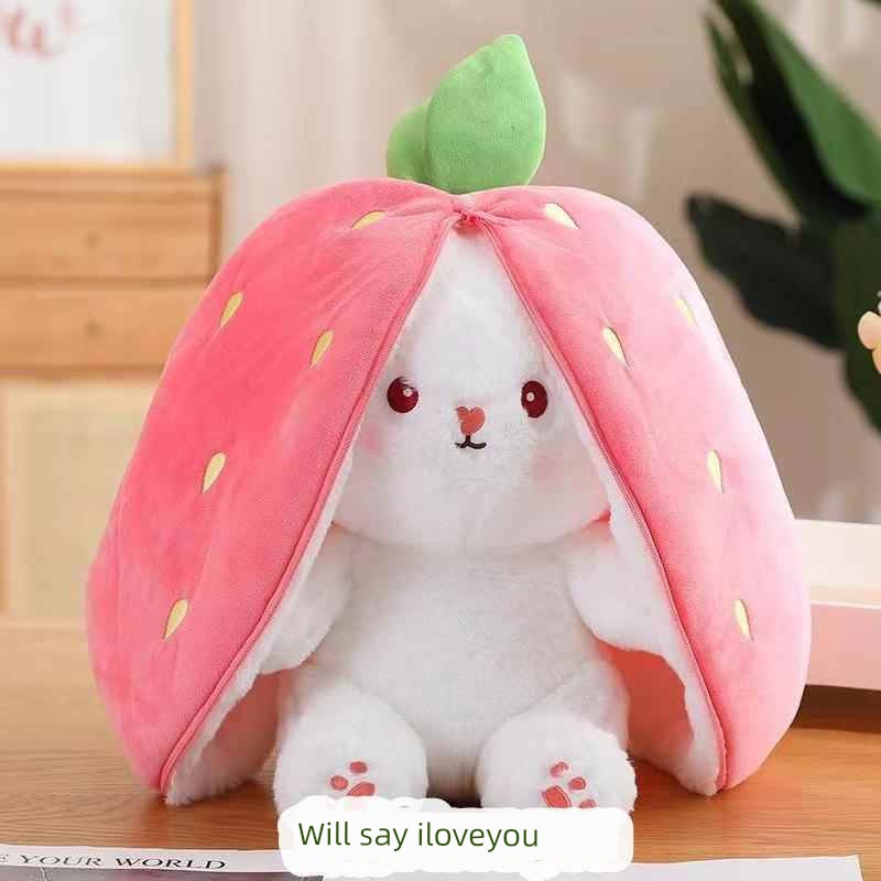 Cute Bunny Pillow Stuffed Toy – Unique Plush Gift for Kids
