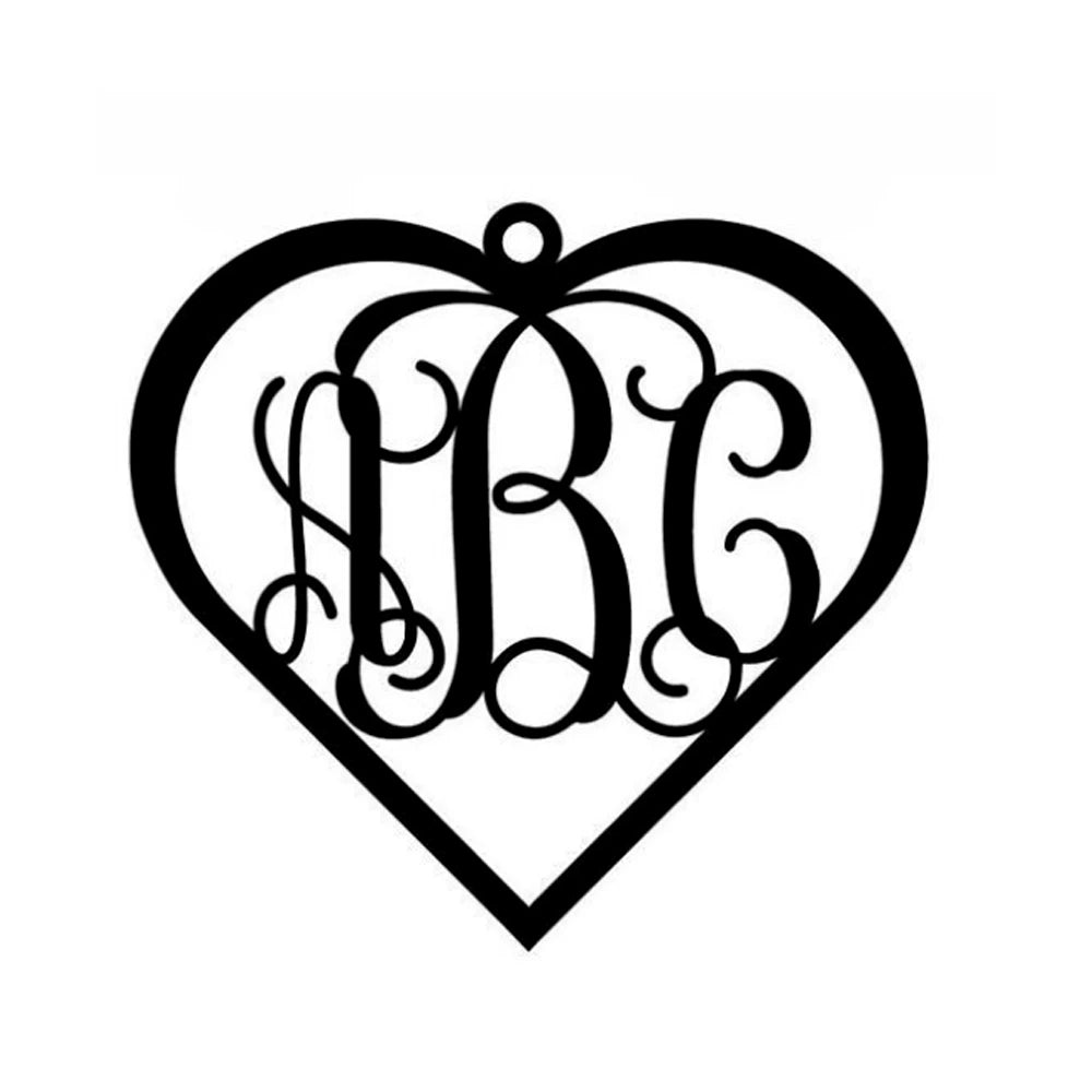 Custom Monogram Necklace for Women Personalized Stainless Steel Jewelry