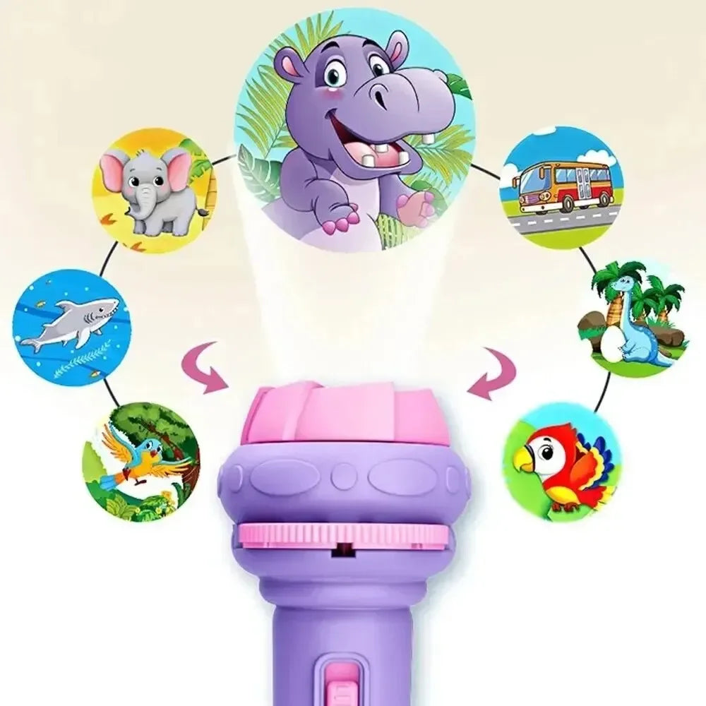 Projection Flashlight 80 Patterns Creative Flashlight Toy Projector - Buy One Get 2 Free🔥🔥