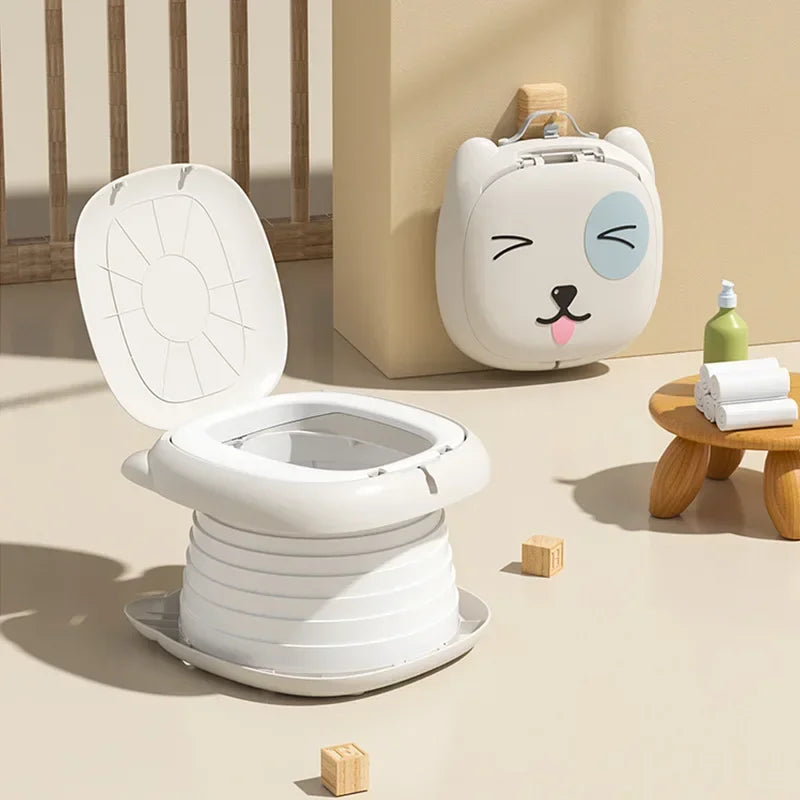 Portable Potty for Toddler Travel Foldable Potty Training Toilet for Car