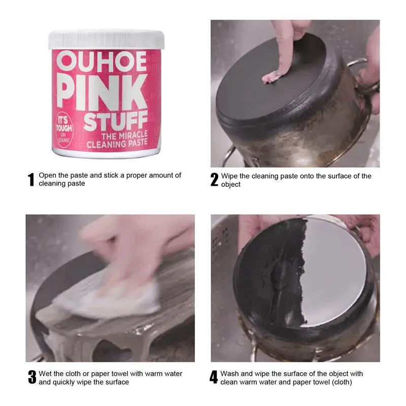 The Pink Stuff The Miracle All Purpose Cleaning Paste Household Kitchen Bathroom Cleaner