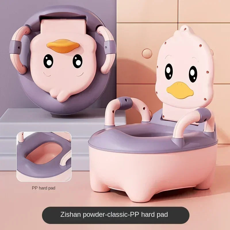 Ethnic pattern throw Cute Cartoon Duck Potty Training Toilet for Kids