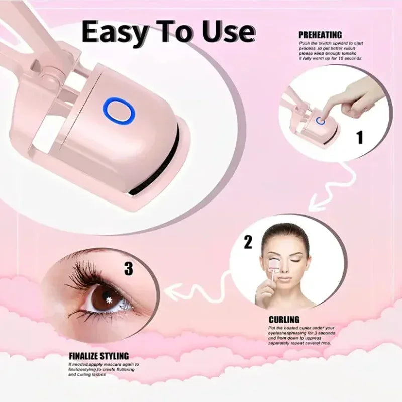 Electric Eyelash Curler USB Charging Model Fast Heating