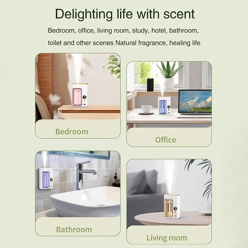 Automatic Diffuser Aromatherapy with Display Essential Oil Humidifier