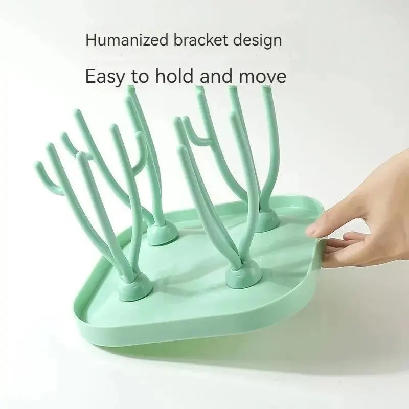 Multi Functional Removable Baby Bottle Dry Rack Pacifiers Teat Cup Cleaning