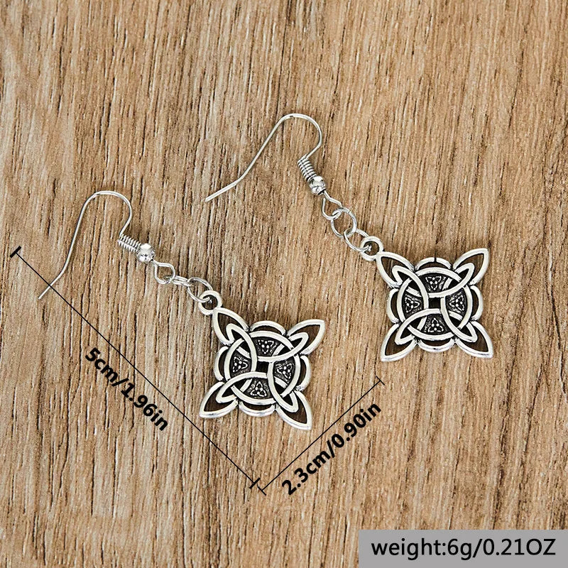 Vintage Witch Knot Earrings Magic Knot Pagan Wicca Symbol -Buy One Get One Free ๐ฅ