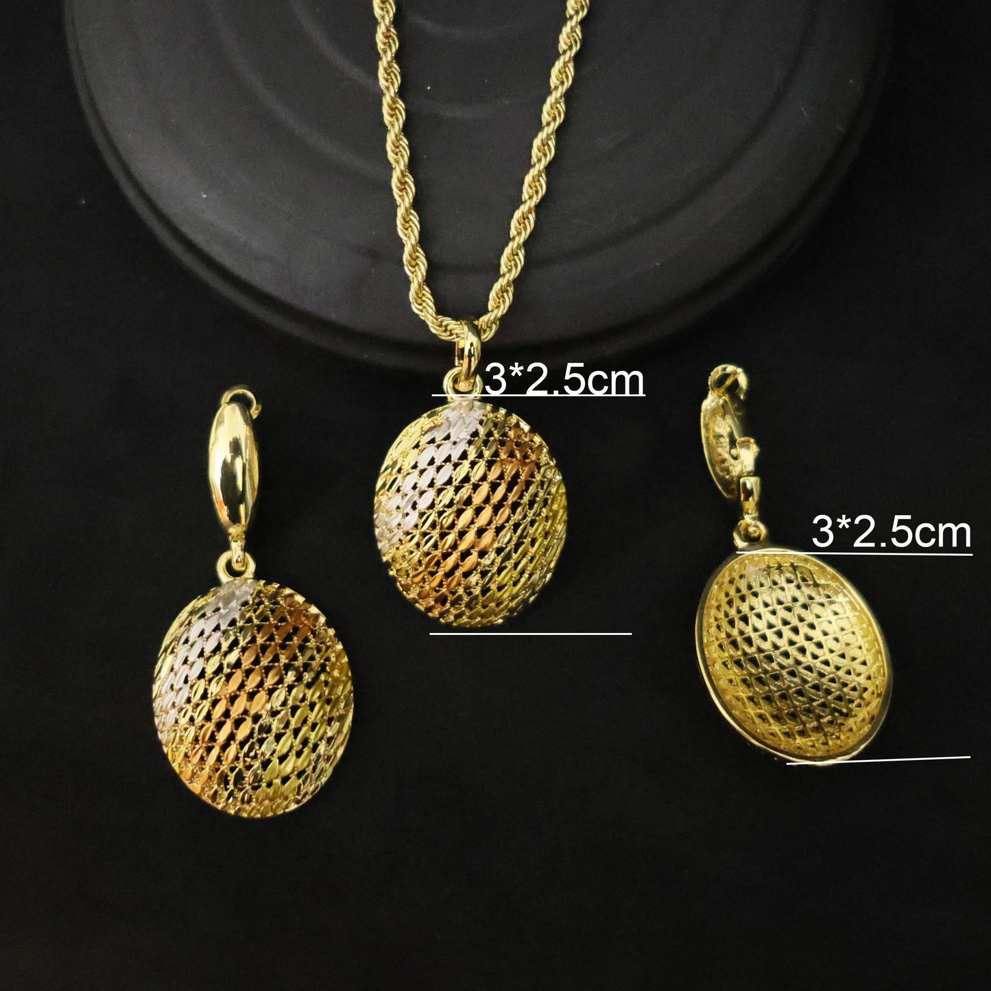 Luxury 18k Gold Plated Italian Jewellery Set - Buy One Get One Free π₯