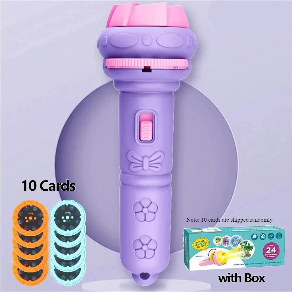 Projection Flashlight 80 Patterns Creative Flashlight Toy Projector - Buy One Get 2 Free🔥🔥