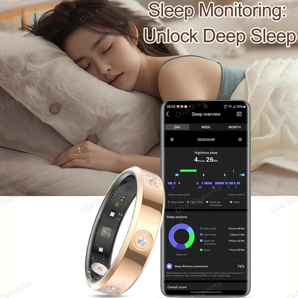 2025 Smart Ring Women Men Super narrow 6.3mm