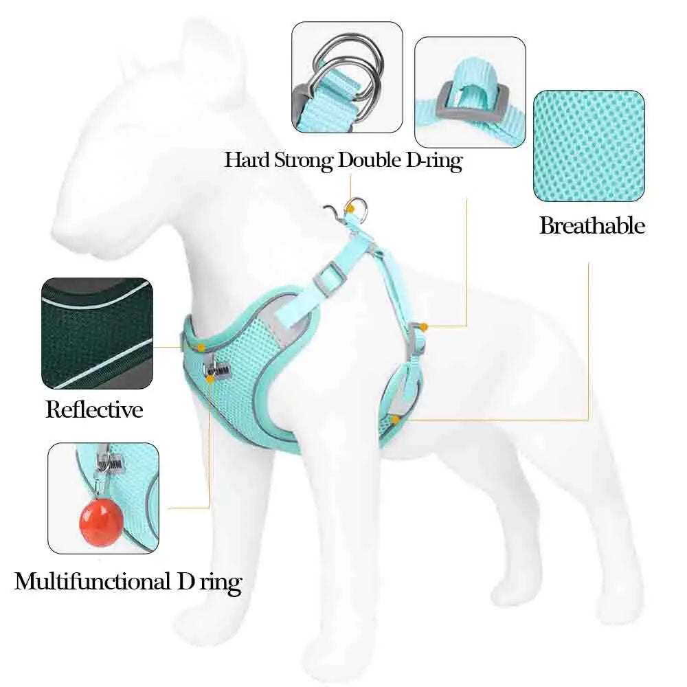 Dog Harness Leash Set for Small Medium Dog Cat