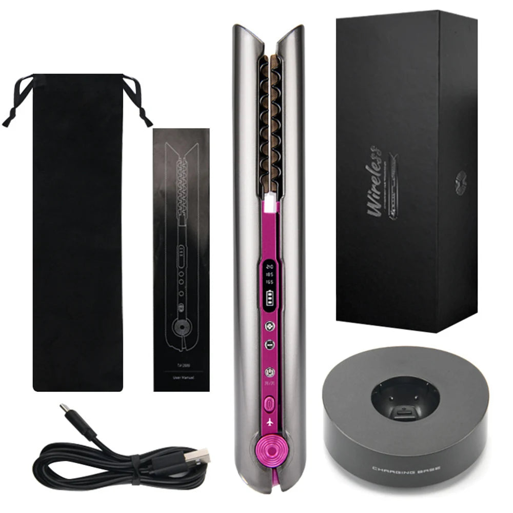 Hair Brushes Straightening Dry Wet 40w 59w Hair Straightener Curling Iron
