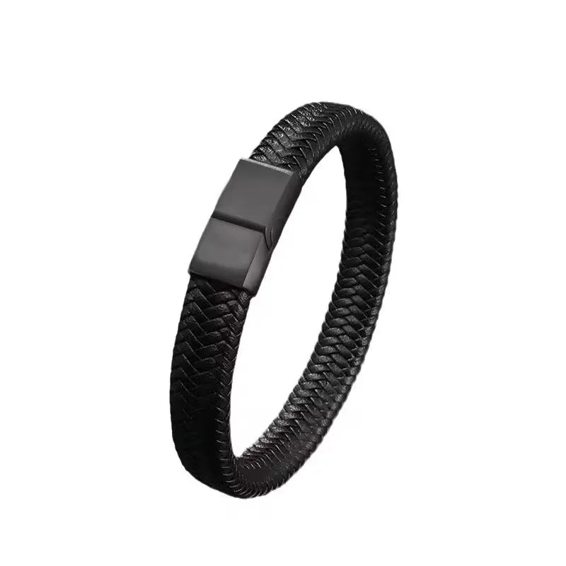 Retro Men's Leather Open Bangle - Buy One Get TWO Free π₯π₯