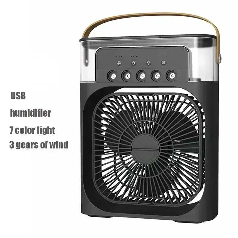 3 In 1 Fan AIr Conditioner Household Mini Air Cooler LED Night Light